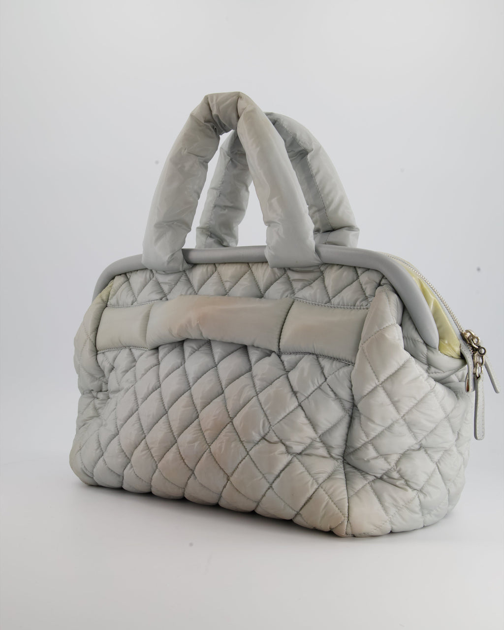 Chanel Cloud Grey Coco Cocoon Tote Bag In Nylon and CC Detail