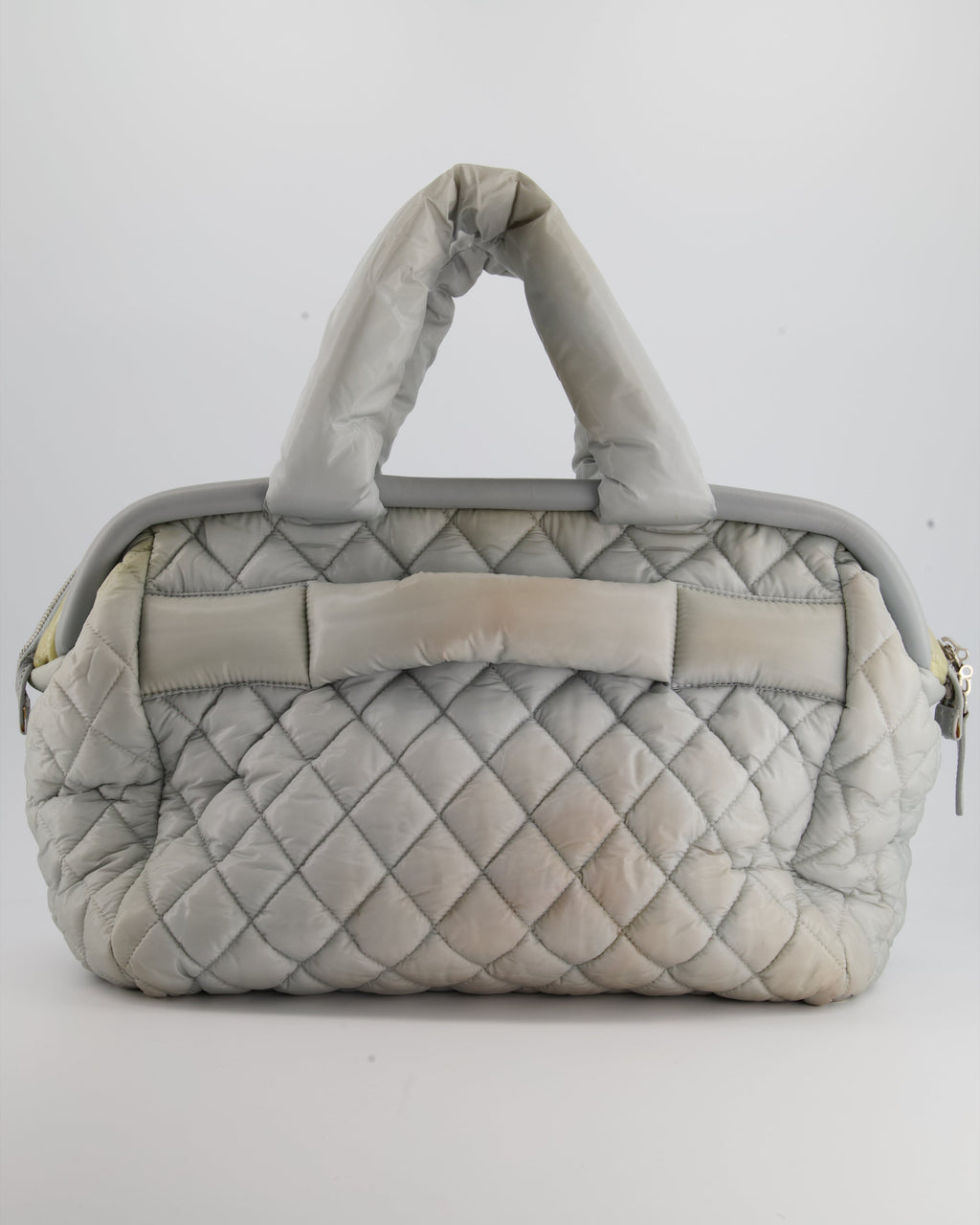 Chanel Cloud Grey Coco Cocoon Tote Bag In Nylon and CC Detail