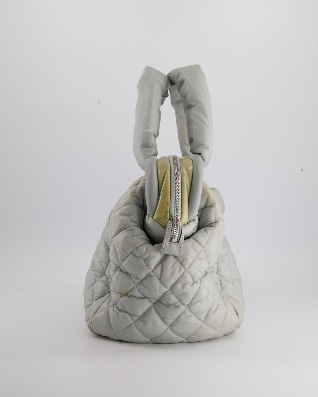 Chanel Cloud Grey Coco Cocoon Tote Bag In Nylon and CC Detail