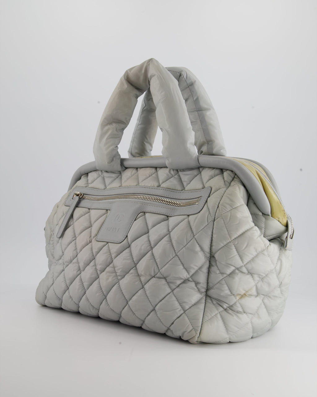 Chanel Cloud Grey Coco Cocoon Tote Bag In Nylon and CC Detail