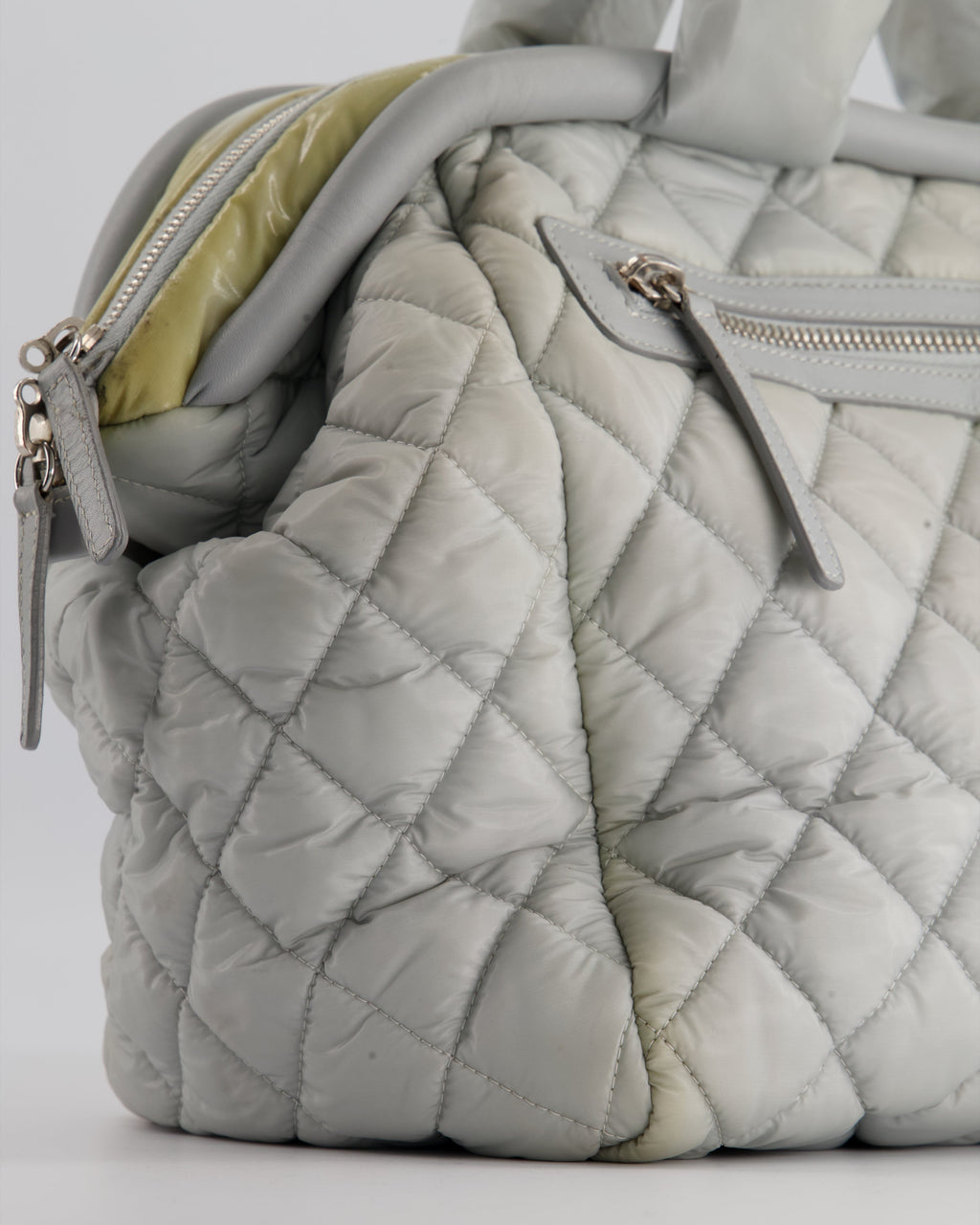 Chanel Cloud Grey Coco Cocoon Tote Bag In Nylon and CC Detail