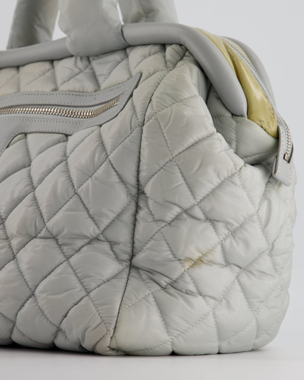 Chanel Cloud Grey Coco Cocoon Tote Bag In Nylon and CC Detail