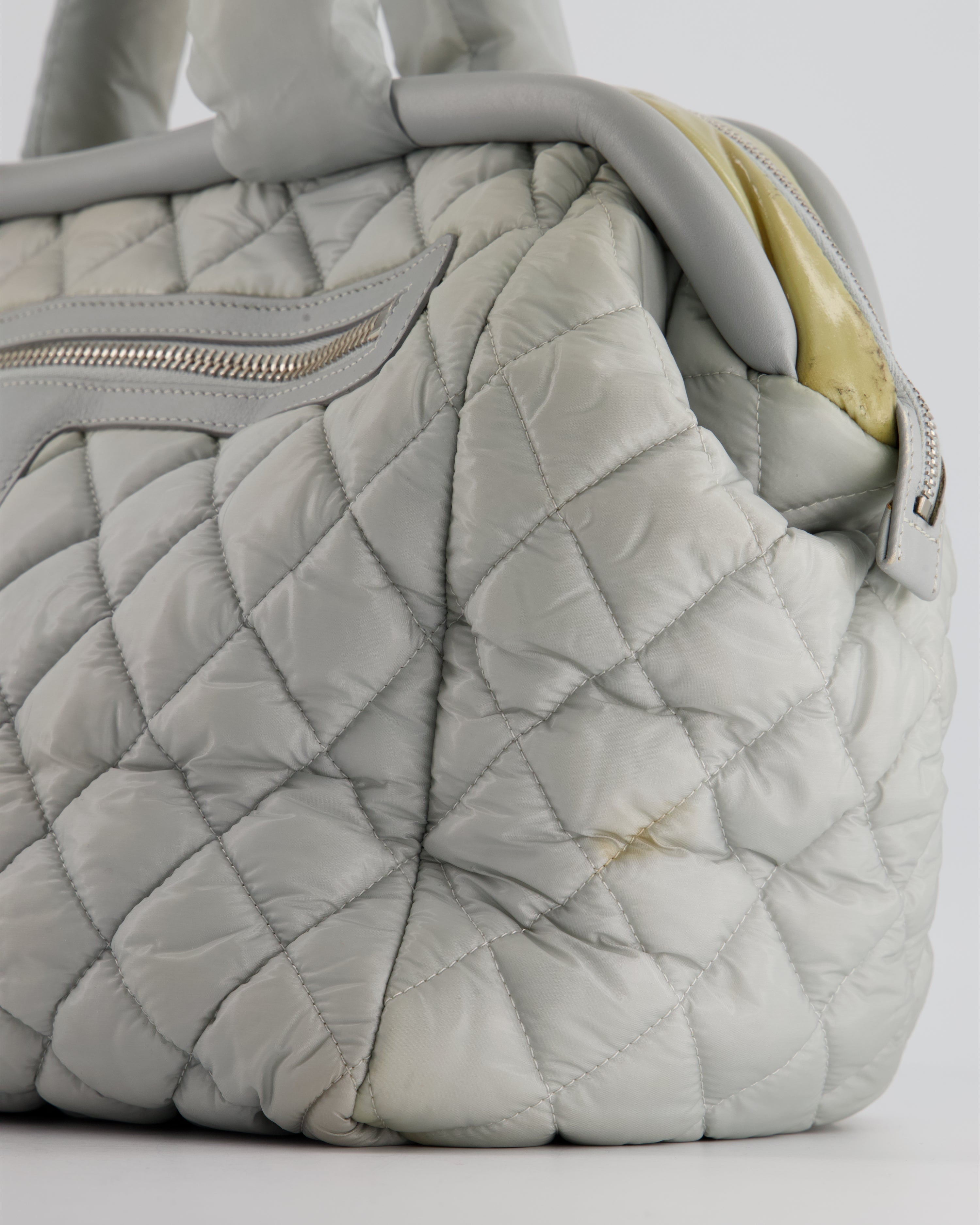 Chanel Cloud Grey Coco Cocoon Tote Bag In Nylon and CC Detail
