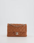 Chanel Caramel Mini Rectangular Bag in Caviar Leather with Silver Hardware