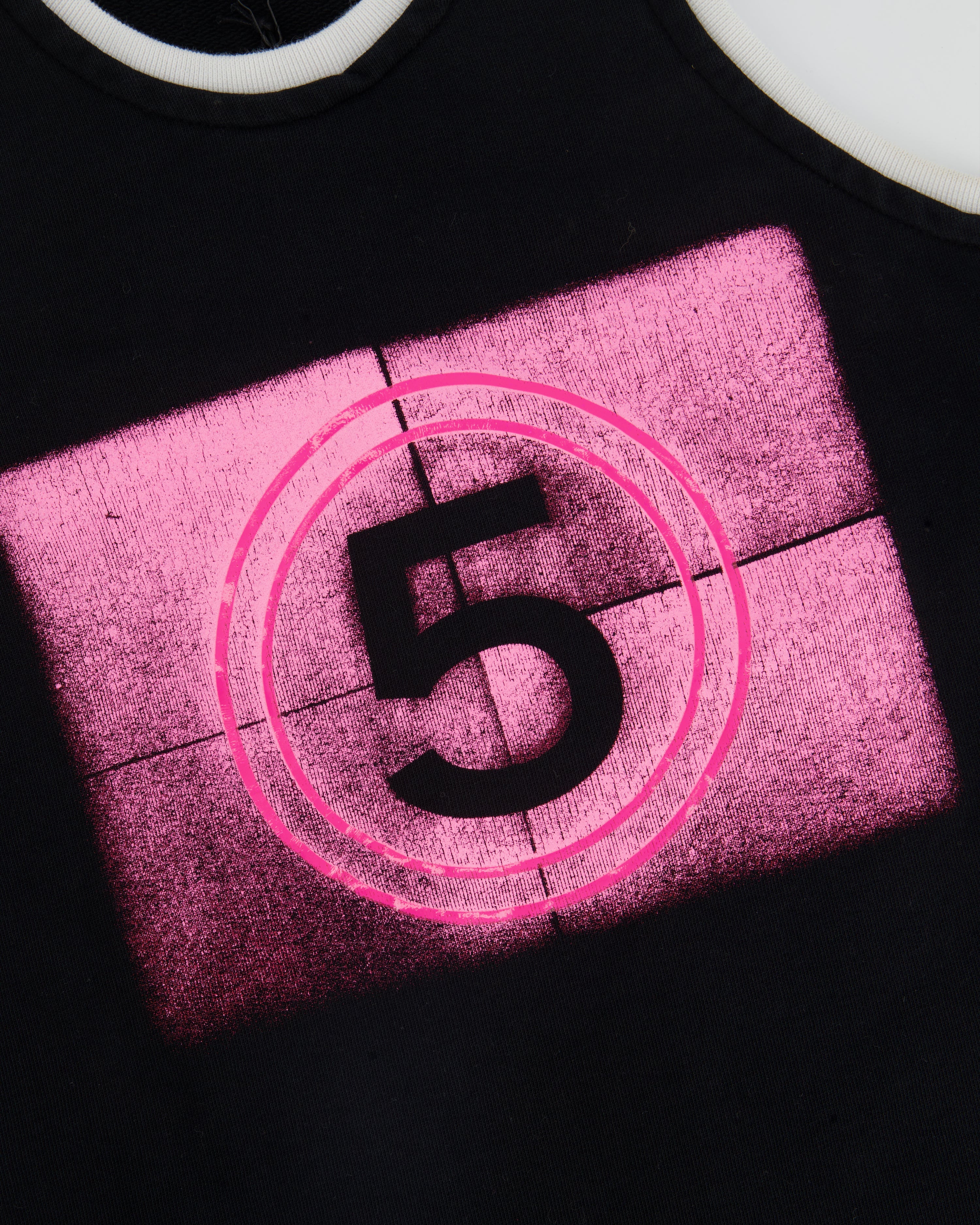 Chanel 21S Black and Pink No5 Tank Top Size FR 34 (UK 6)