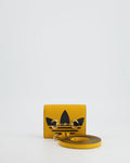 Gucci X Adidas Yellow and Black Ultra Mini Cross-Body Bag with Gold Horsebit Detail