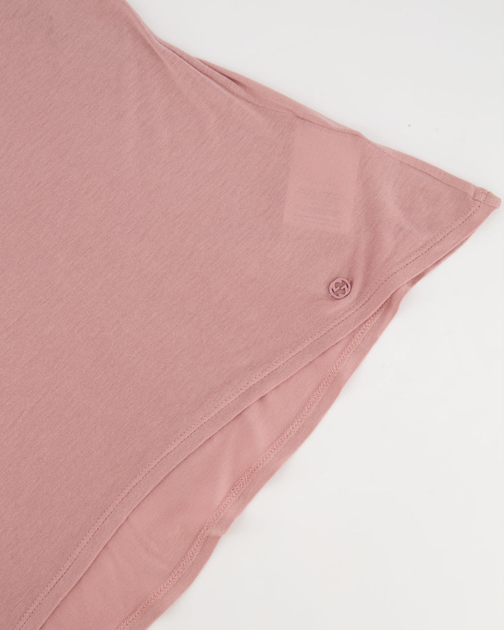 Gucci Dusty Pink Tank Top with Small Gucci Logo Size Small (UK 8)