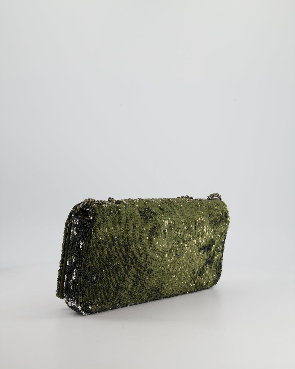 *Limited Edition* Chanel Limited Edition Khaki Sequin Coco Cuba Bag