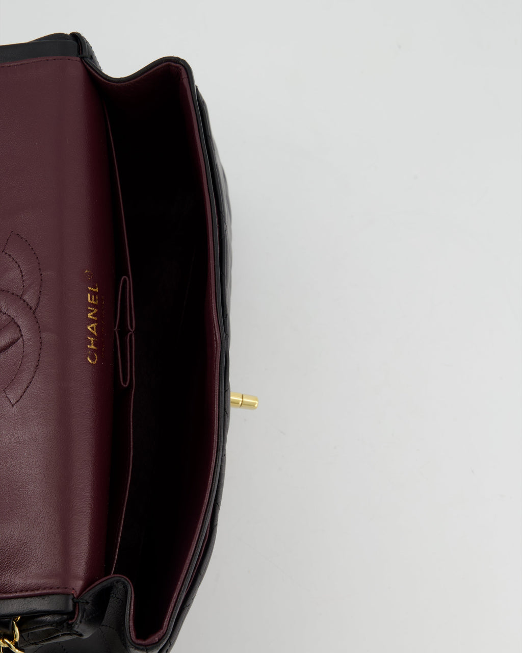 Chanel Medium Black Classic Double Flap in Lambskin Leather with Gold Hardware Bag RRP - £8,530