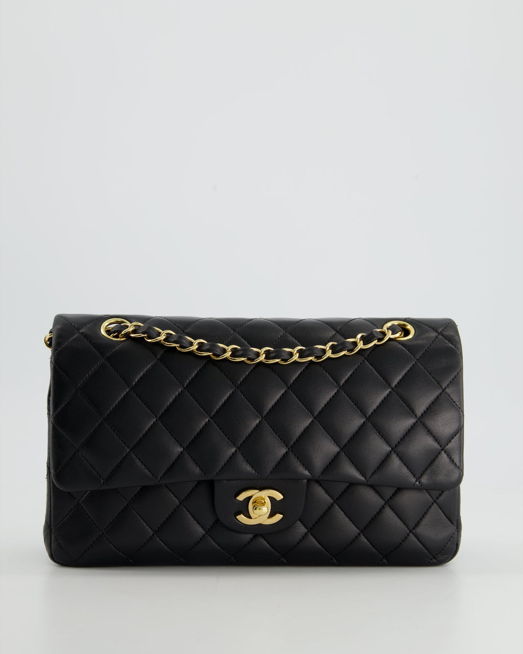 Chanel Medium Black Classic Double Flap in Lambskin Leather with Gold Hardware Bag RRP - £8,530