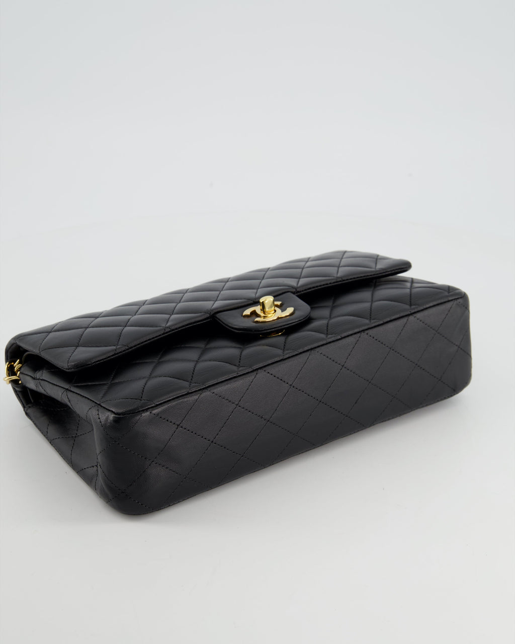 Chanel Medium Black Classic Double Flap in Lambskin Leather with Gold Hardware Bag RRP - £8,530