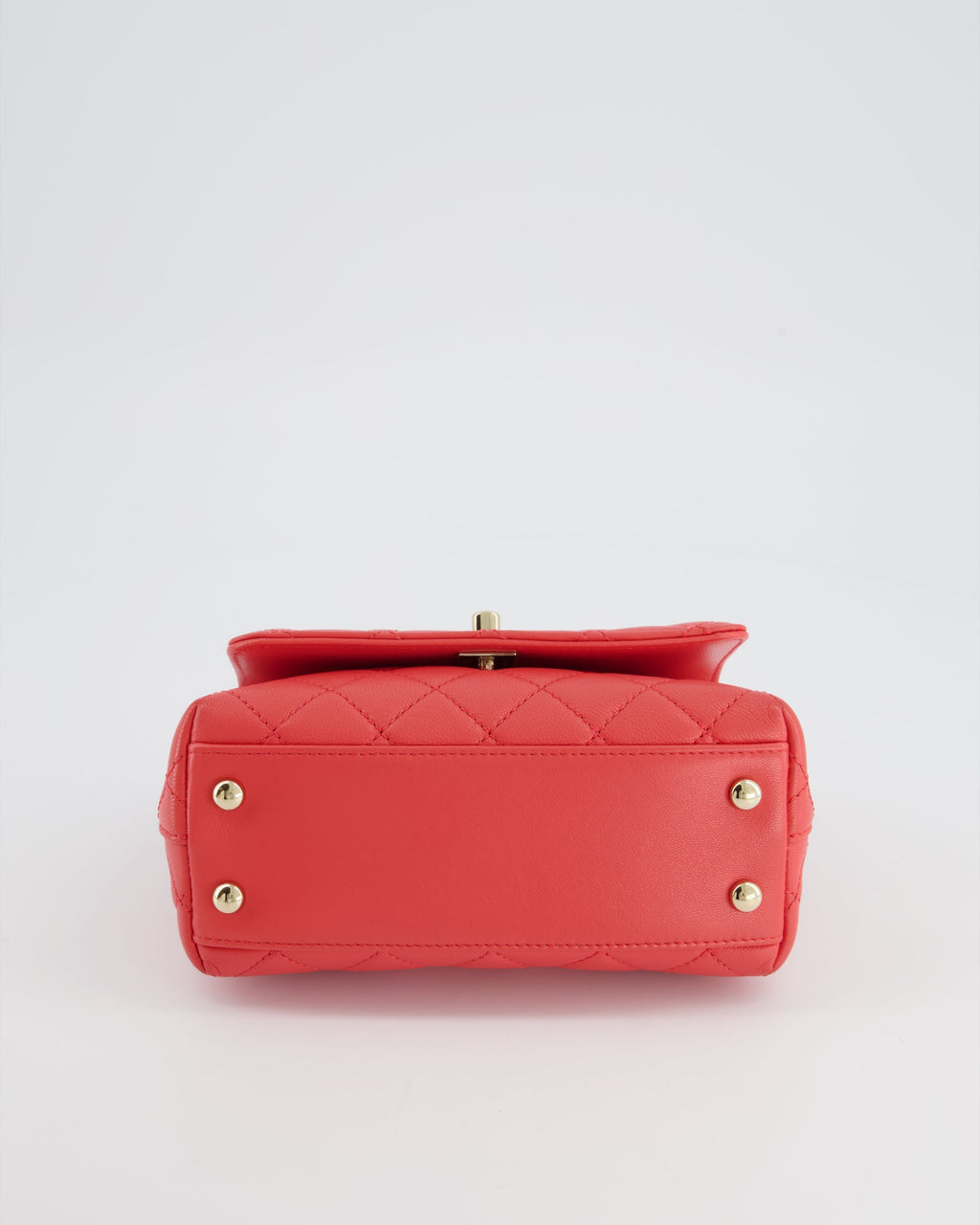 Chanel Pink Extra Mini Coco Multi-Colour Handle Bag in Lambskin with Champagne Gold Hardware
