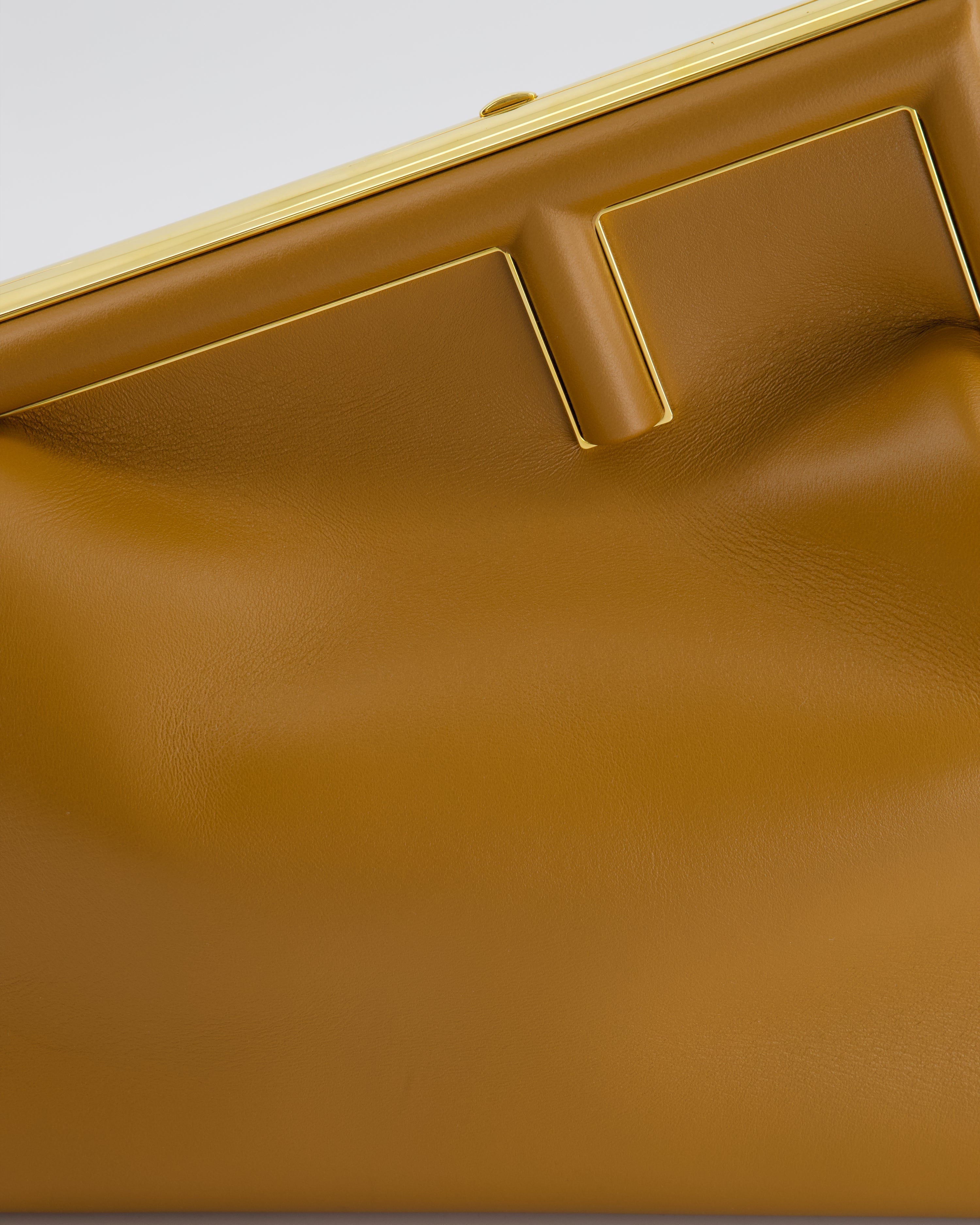 Fendi First Midi Tan Leather Bag with Gold Hardware RRP - £2550
