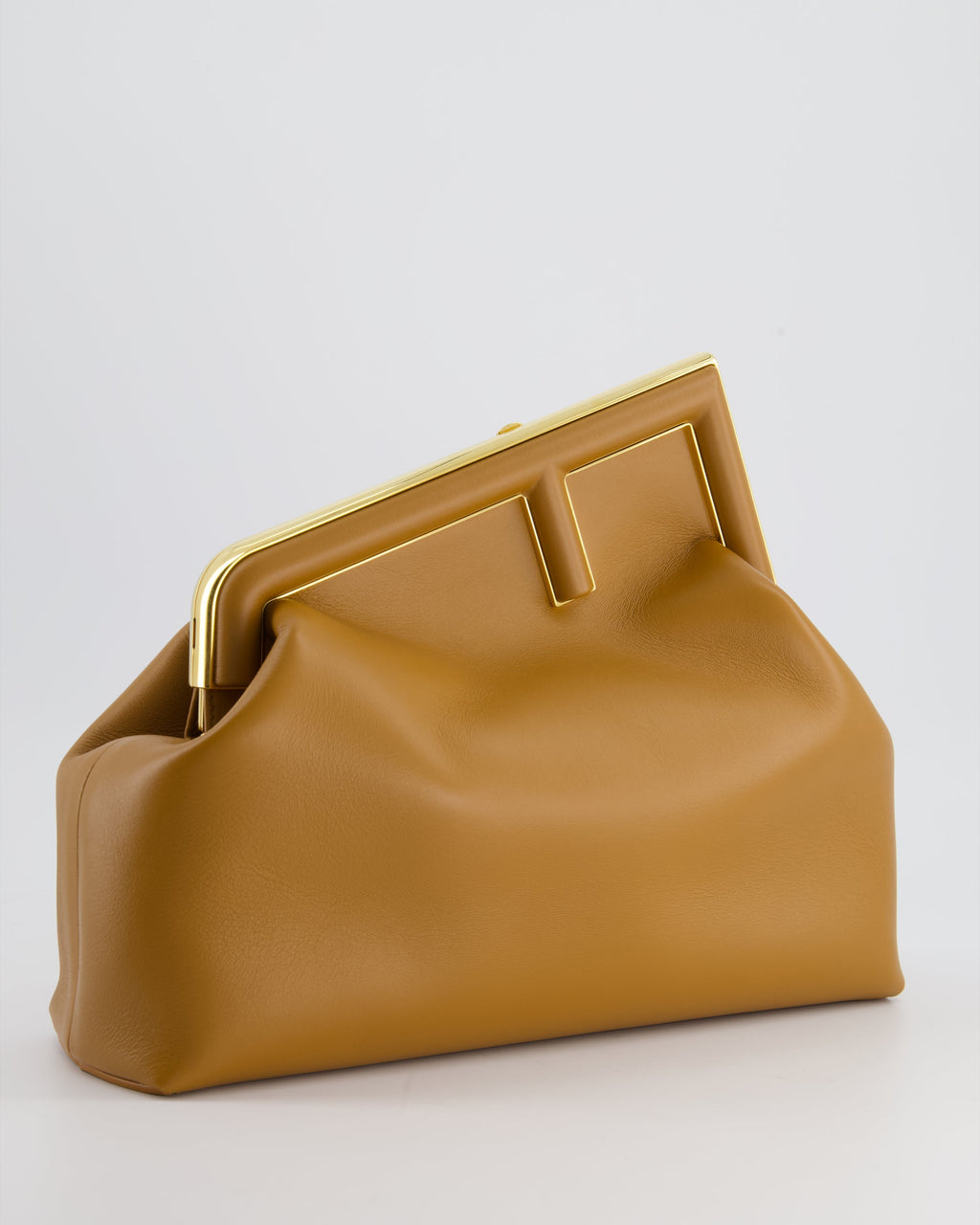 Fendi First Midi Tan Leather Bag with Gold Hardware RRP - £2550