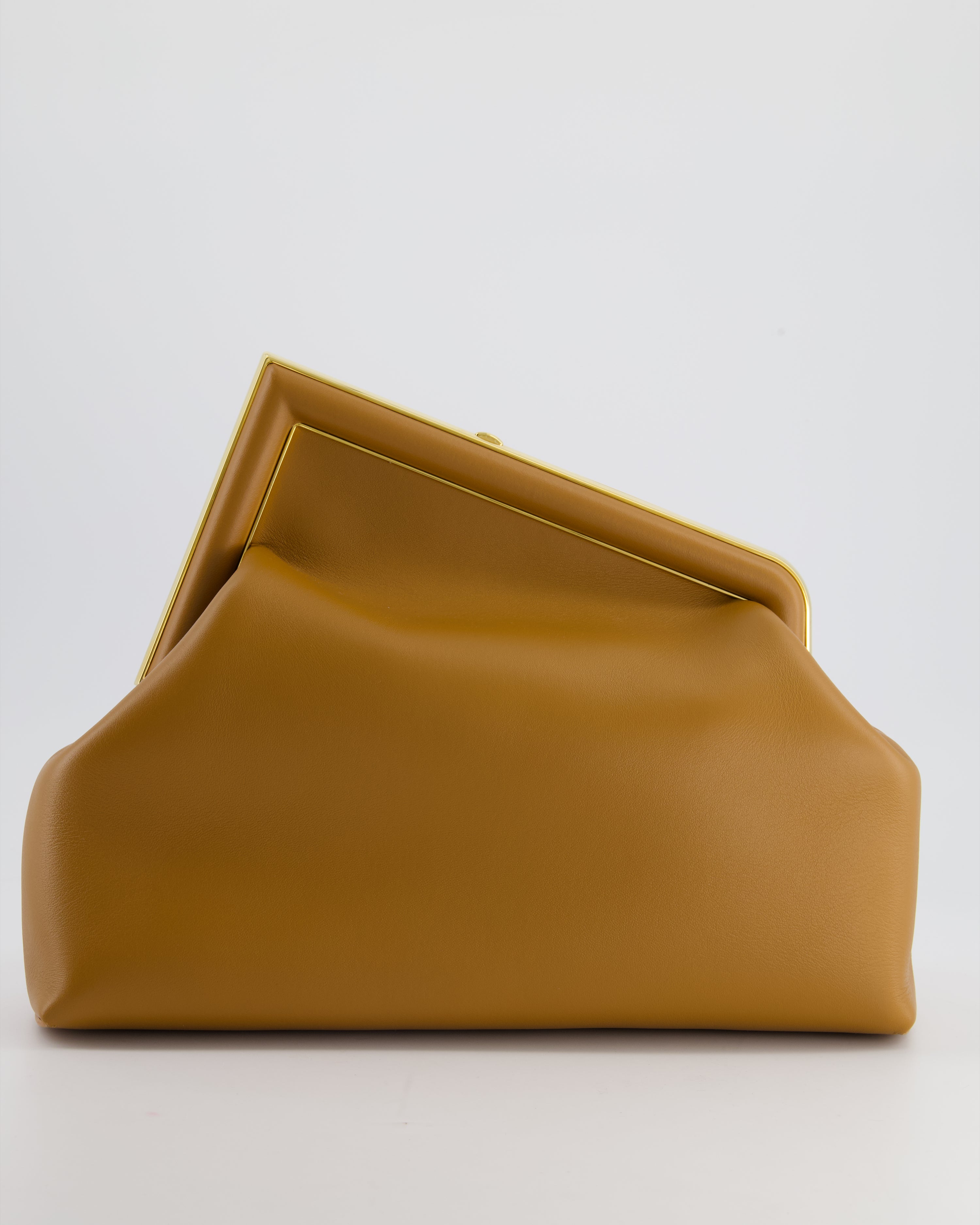 Fendi First Midi Tan Leather Bag with Gold Hardware RRP - £2550