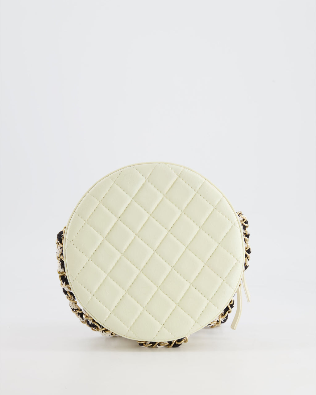 Chanel La Pausa Coco Lifesaver Bag in Black and White with Champagne Gold Hardware