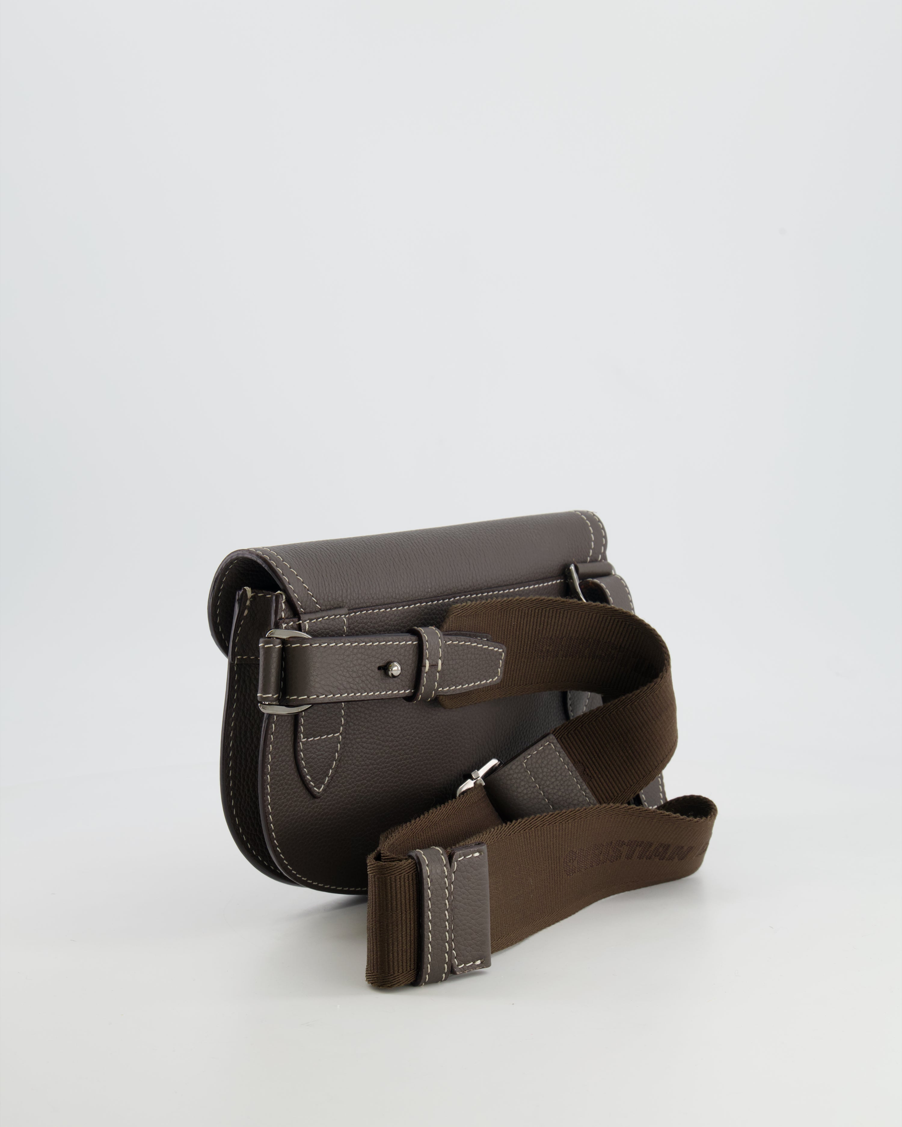 Christian Dior Brown Saddle Pouch Bag with Silver Hardware RRP £1,950