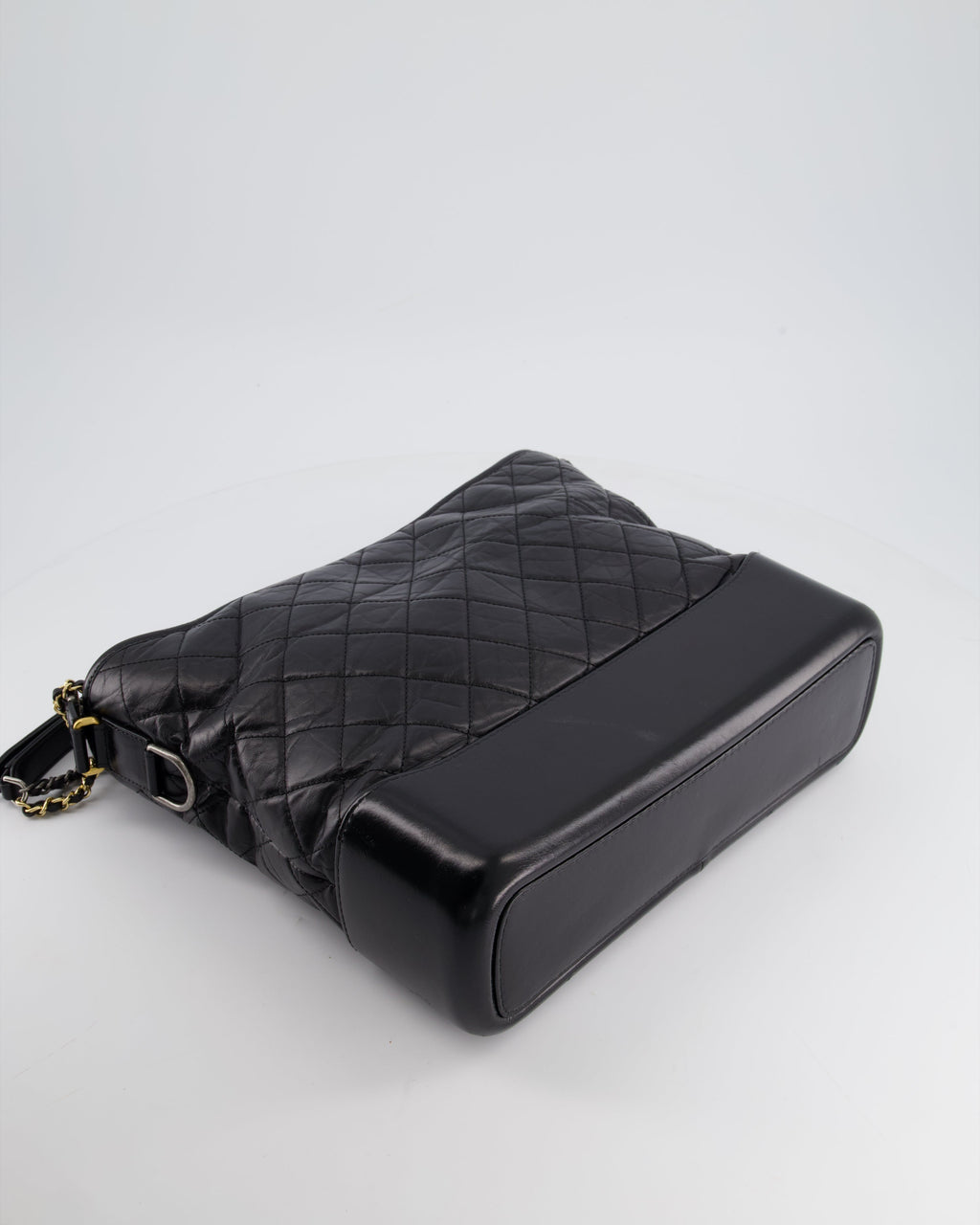 Chanel Black Large Gabrielle Bag in Lambskin Leather with Mixed Hardware