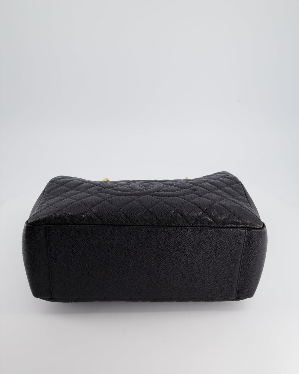 Chanel Black Caviar GST Tote Bag with Gold Hardware