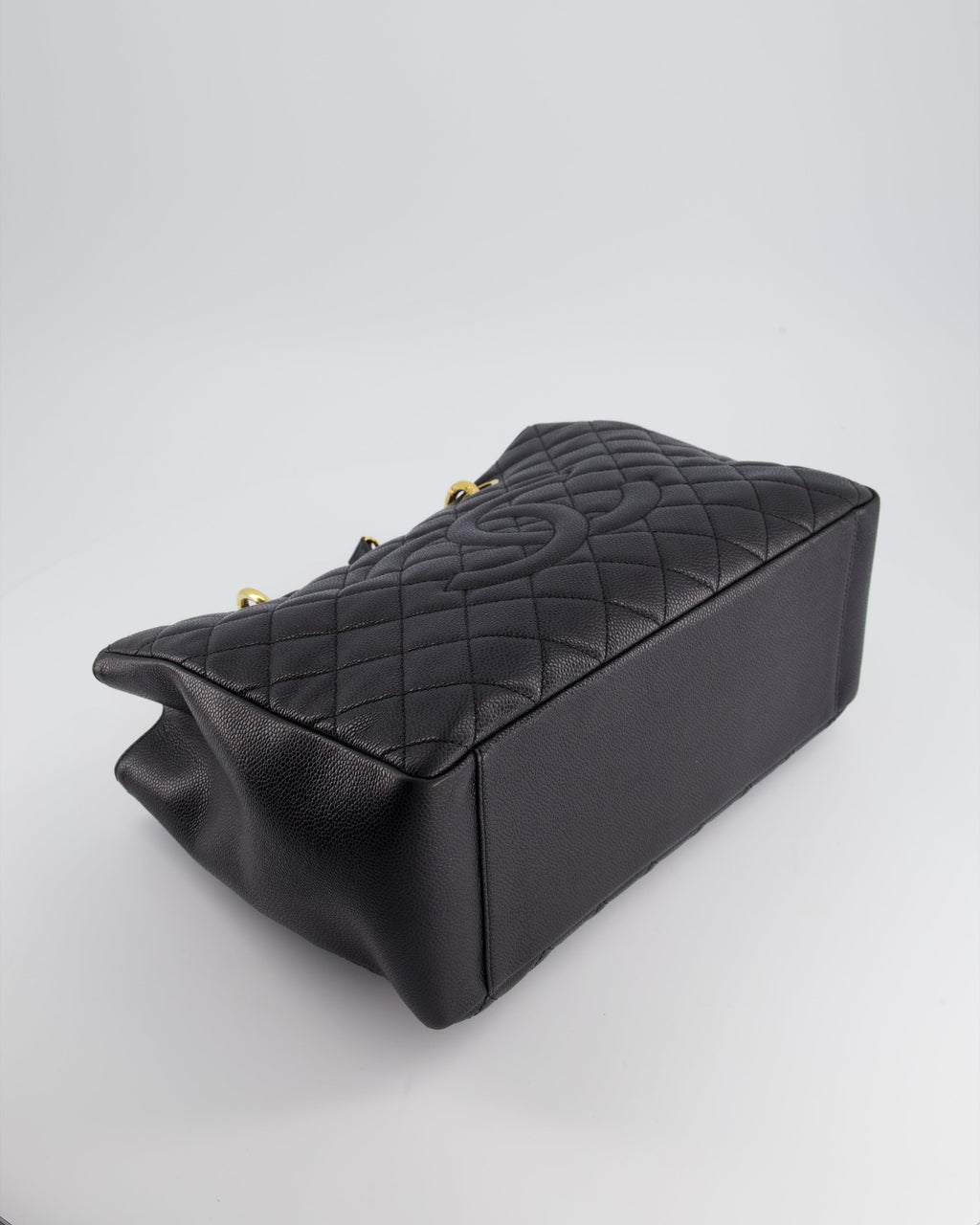 Chanel Black Caviar GST Tote Bag with Gold Hardware