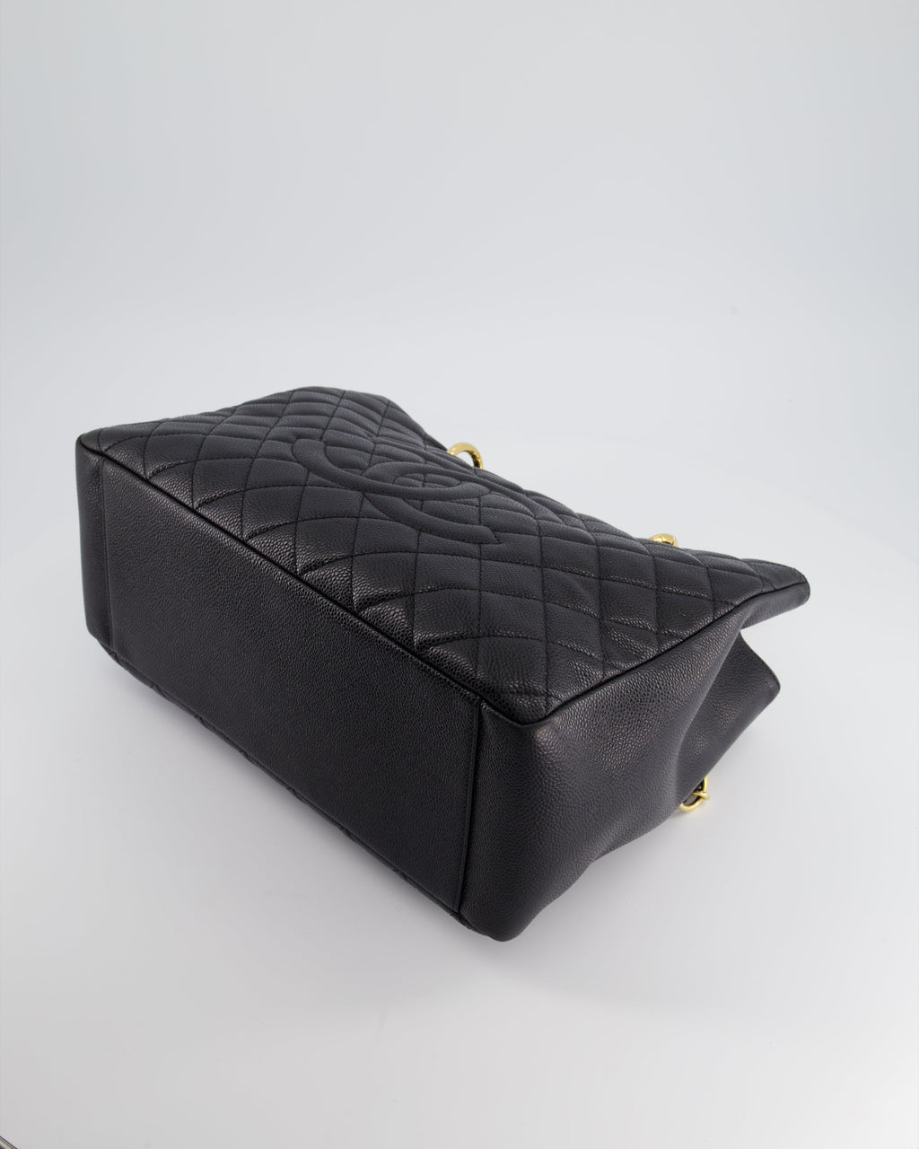Chanel Black Caviar GST Tote Bag with Gold Hardware