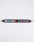 Fendi Multi-Colour Short Bag Strap with Spike Detail