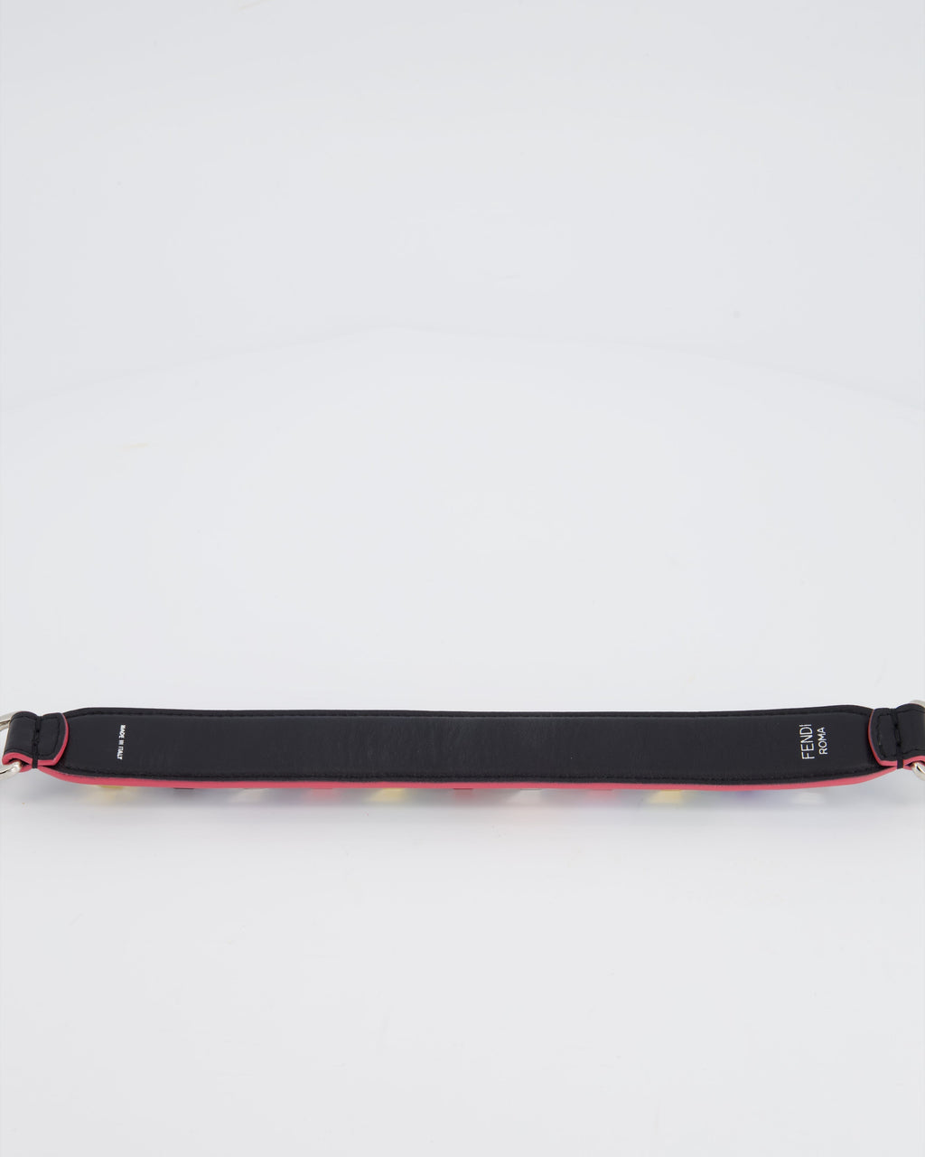 Fendi Multi-Colour Short Bag Strap with Spike Detail
