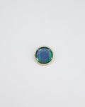 Chanel La Pausa Circular Transparent Blue Brooch With Crystal Detail
