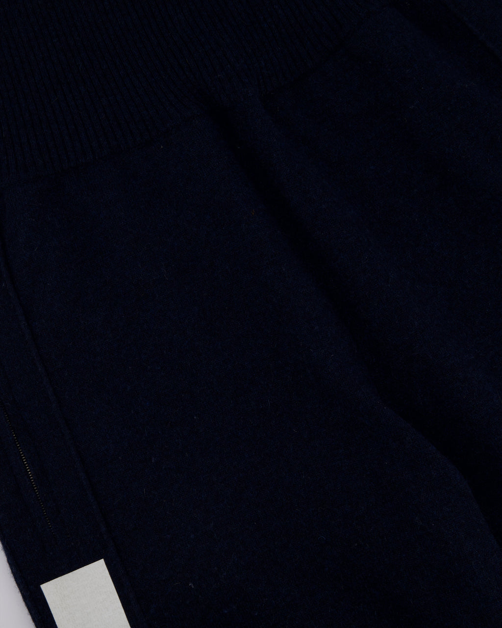 Chanel Navy Two-Piece Cashmere Tracksuit Set with Detachable Hood Detail Size FR 40 (UK 12)