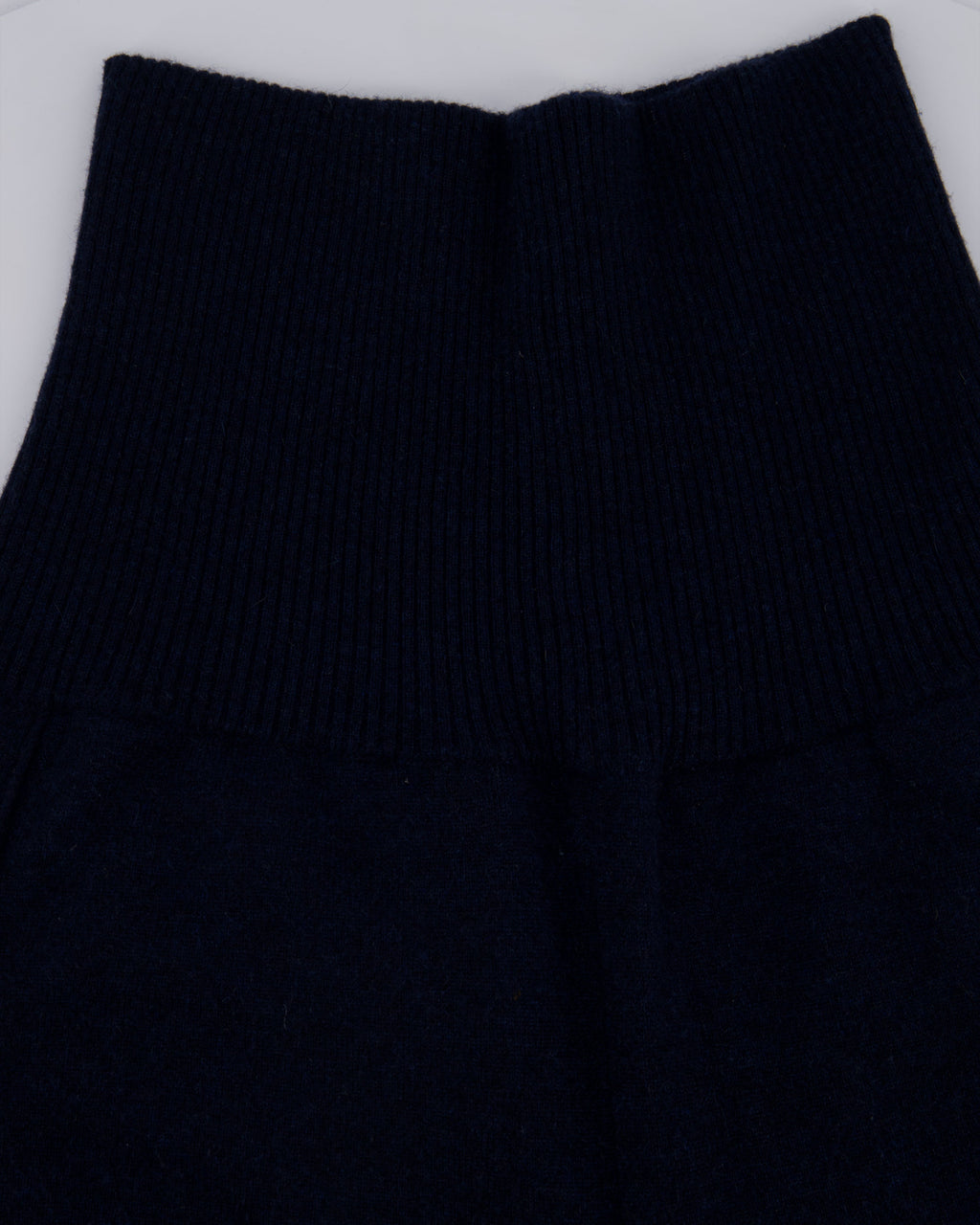 Chanel Navy Two-Piece Cashmere Tracksuit Set with Detachable Hood Detail Size FR 40 (UK 12)