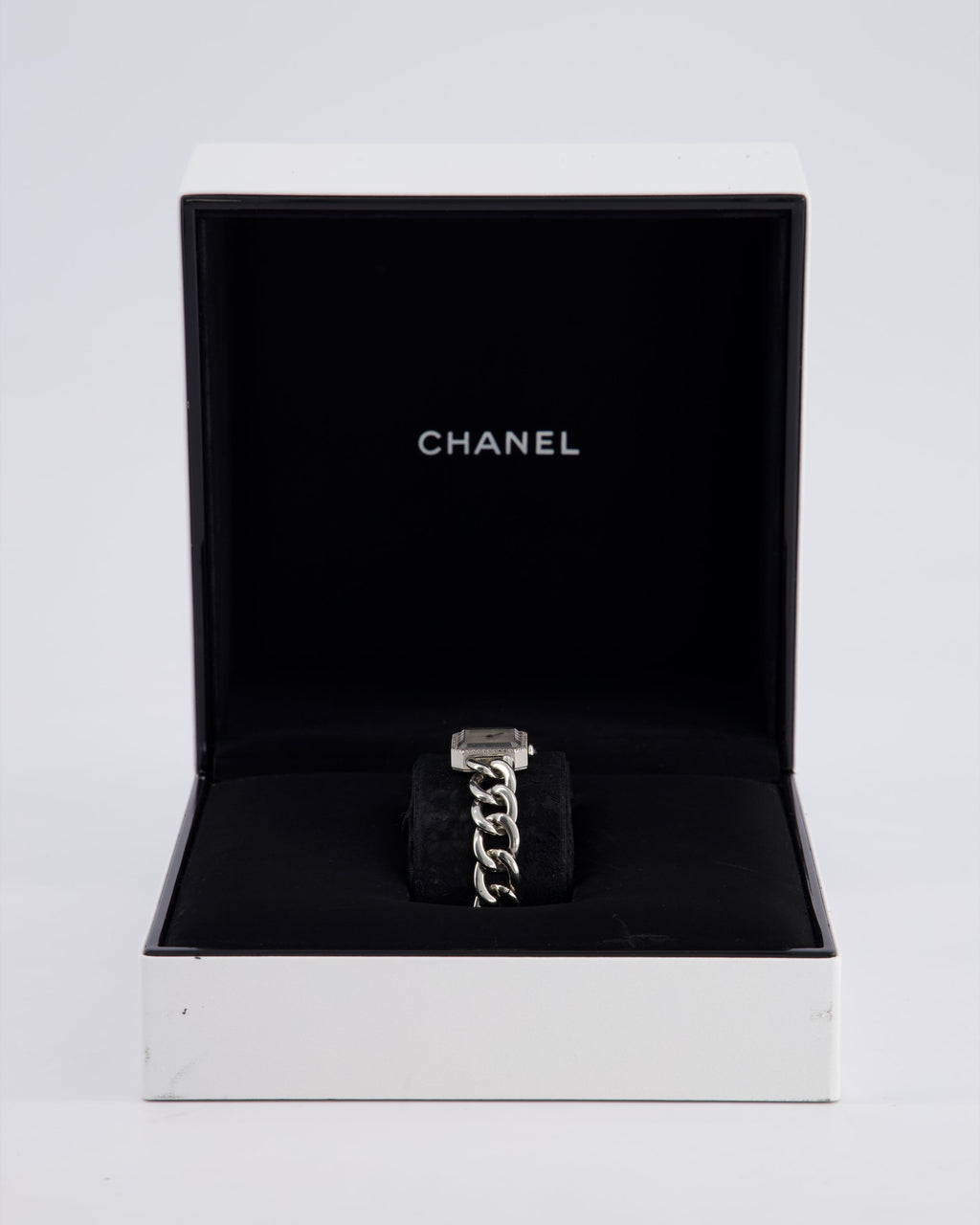 Chanel Stainless Steel Premiere H3253 Diamond and Mother of Pearl 26mm Quartz Watch