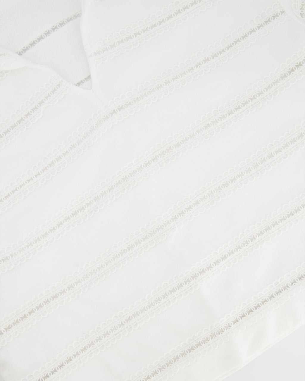 Chanel White Blouse with CC Logo Embroideries Size FR 34 (UK 6)