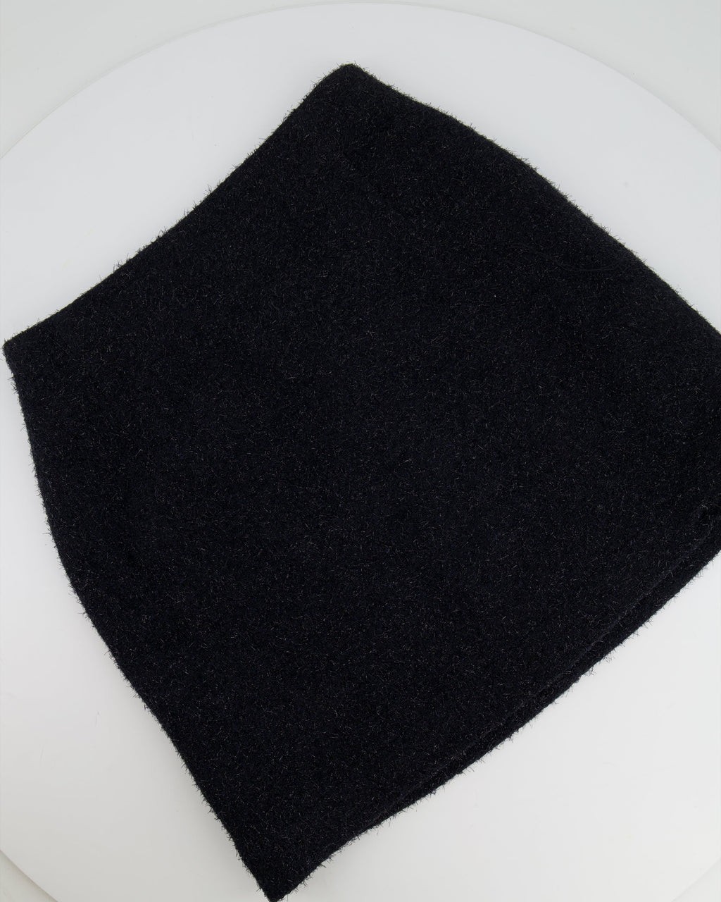 Chanel Black Shimmery Mini Skirt Size FR 36 (UK 8)