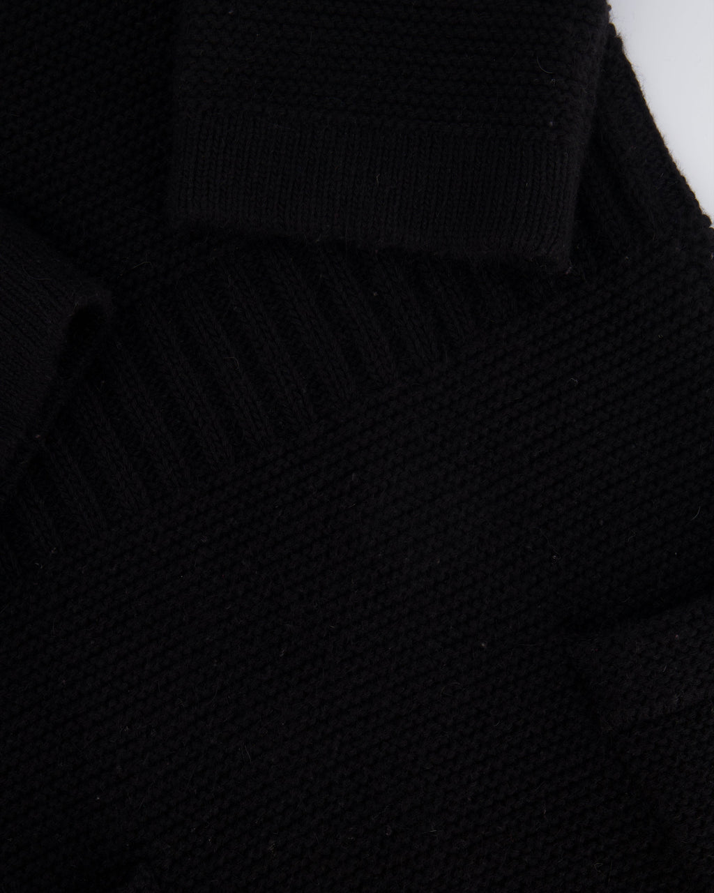 Chanel Black Wool Knitted Short-Sleeved Mini Dress with Front Pockets and Silver Textured CC Logo Button Detail Size FR 34 (UK 6)