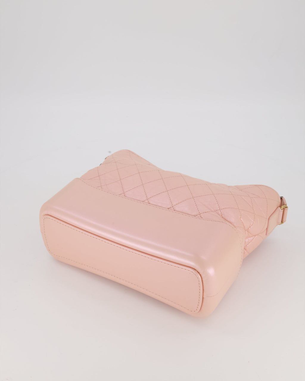 Chanel Large Gabrielle Bag in Light Pink Crumpled Calfskin Leather with Mixed Hardware