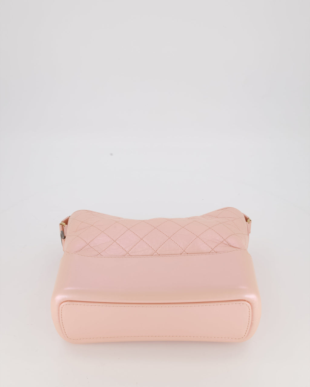 Chanel Large Gabrielle Bag in Light Pink Crumpled Calfskin Leather with Mixed Hardware