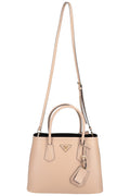 PRADA Saffiano Double Bag Beige
