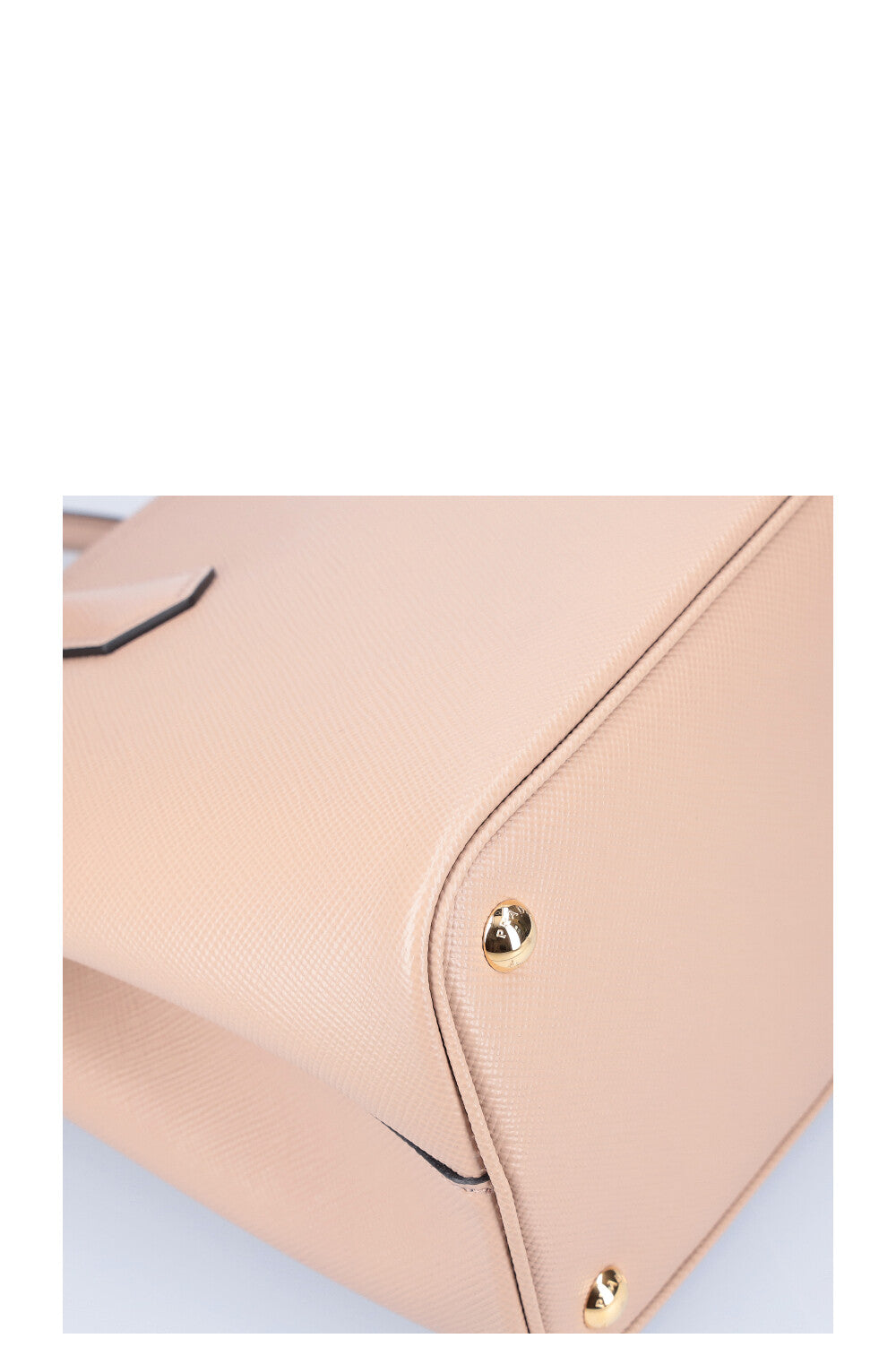 PRADA Saffiano Double Bag Beige