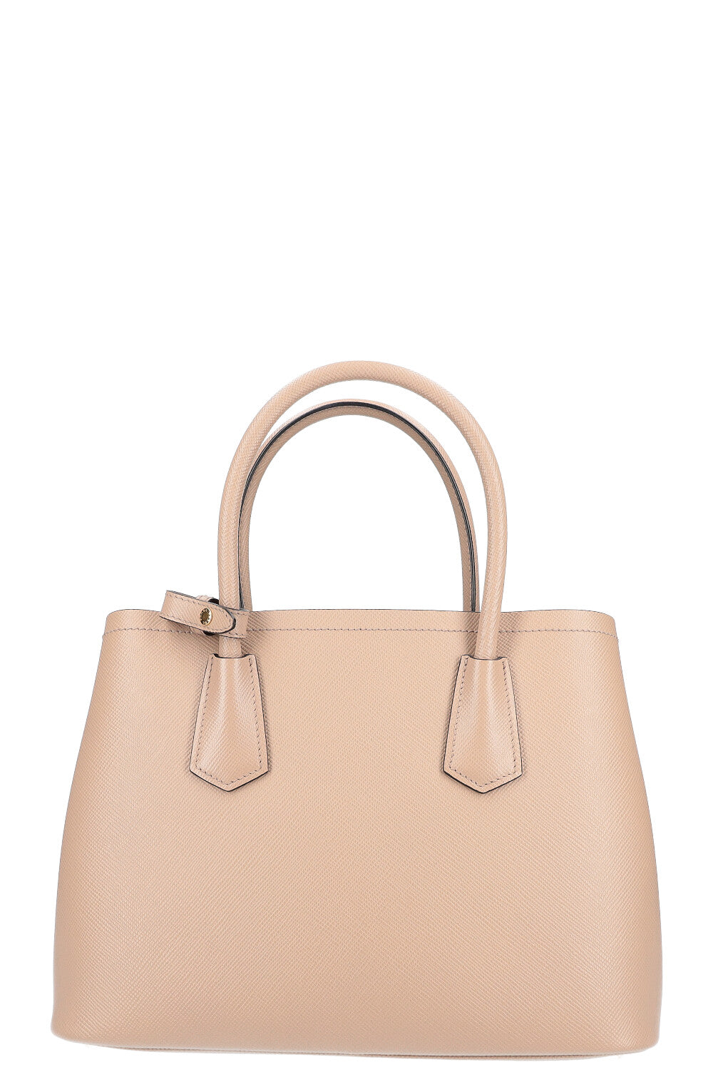 PRADA Saffiano Double Bag Beige
