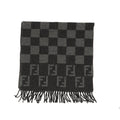 FENDI Scarf in Grey Wool