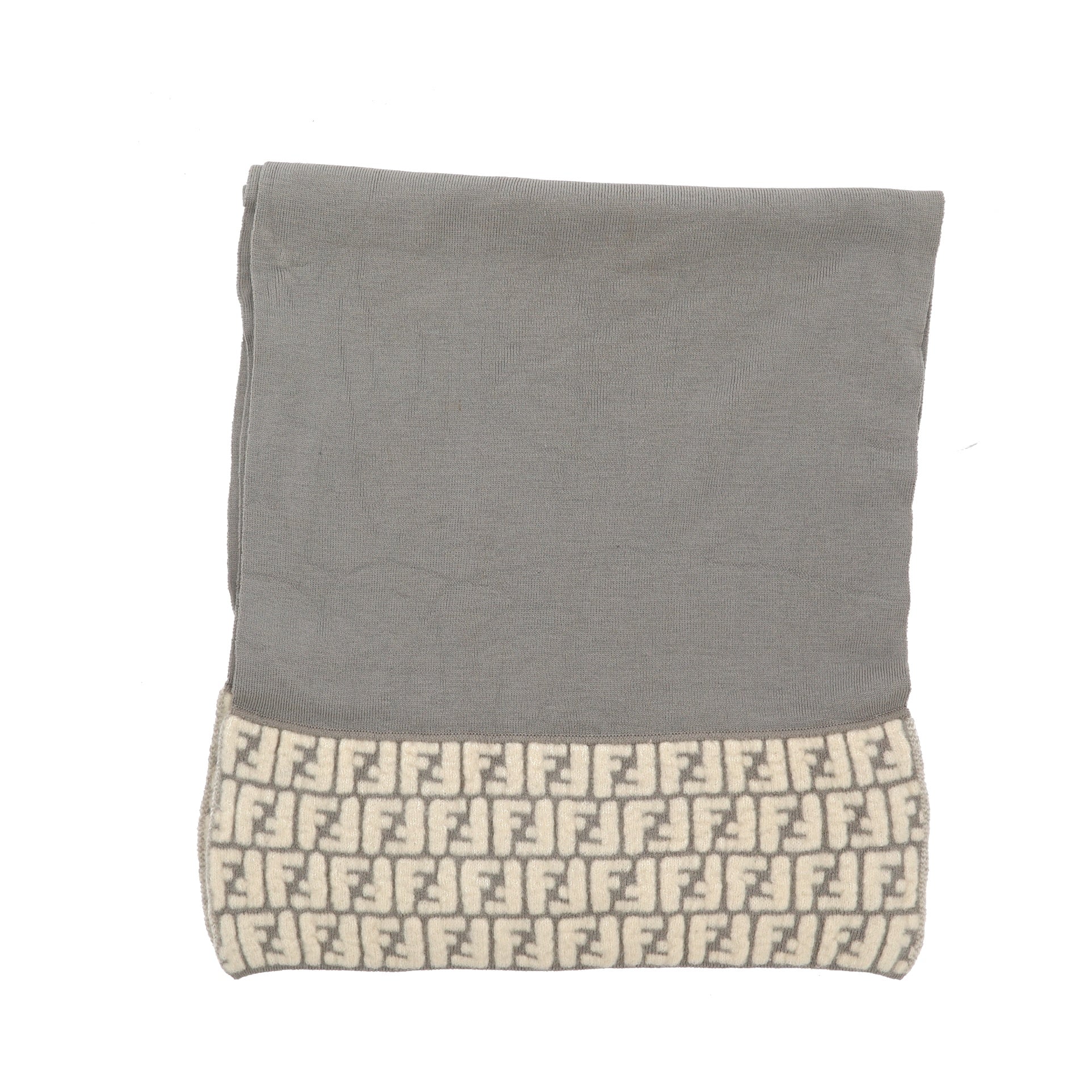 FENDI Scarf in Grey Fabric