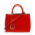 FENDI 2Jours Handbag in Red Leather