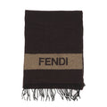 FENDI Scarf in Brown Wool
