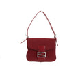 FENDI Shoulder Bag in Purple Fabric