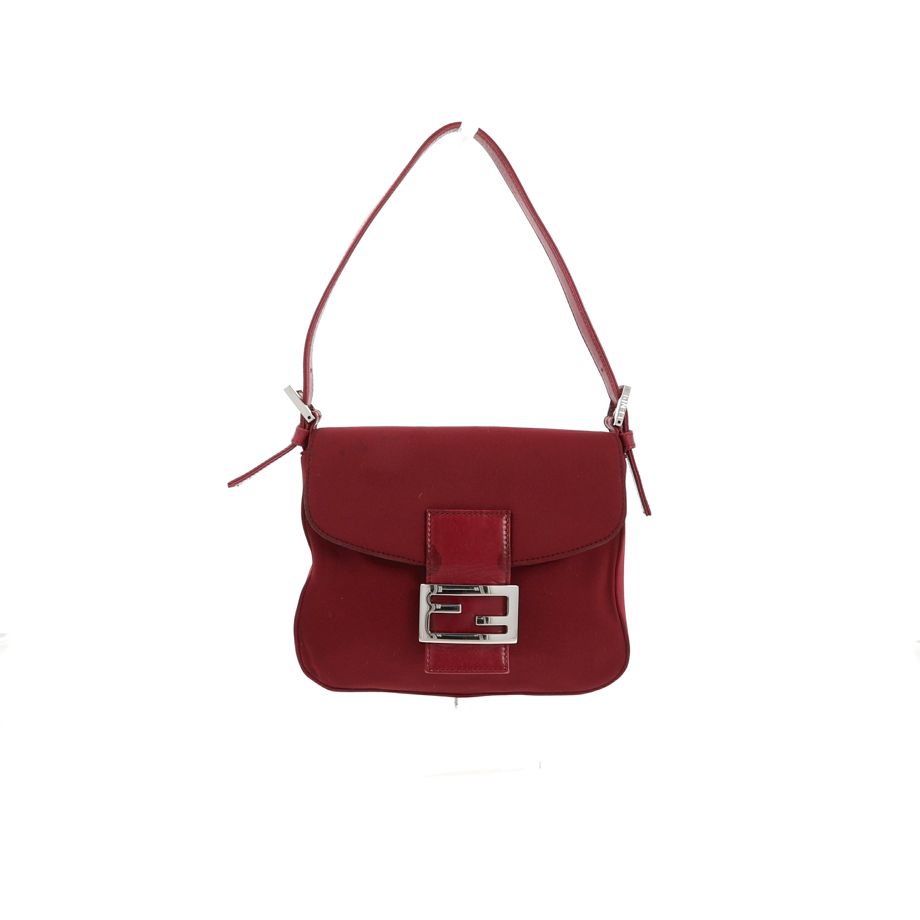 FENDI Shoulder Bag in Purple Fabric