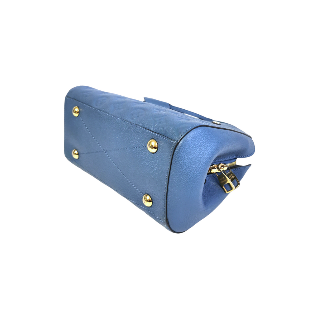 Louis Vuitton Montaigne BB Blue Monogram Empreinte