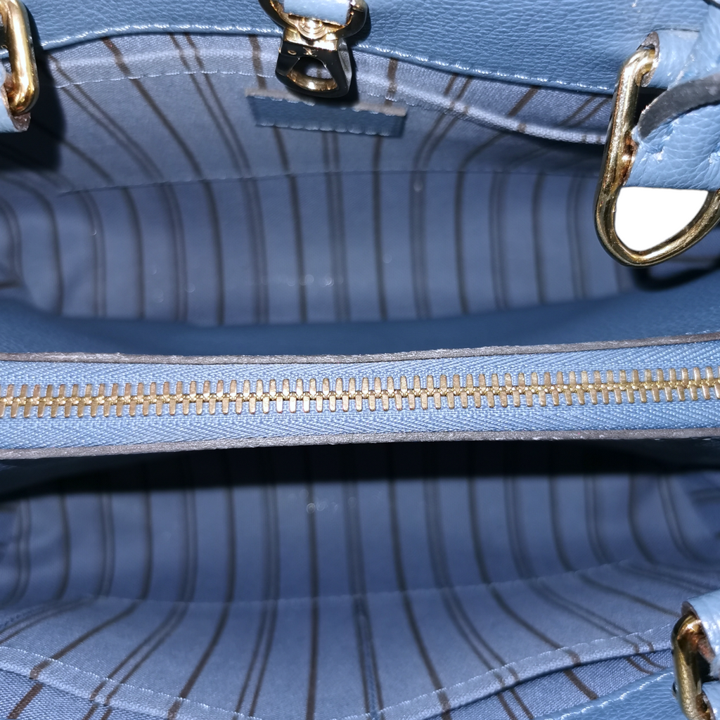 Louis Vuitton Montaigne BB Blue Monogram Empreinte