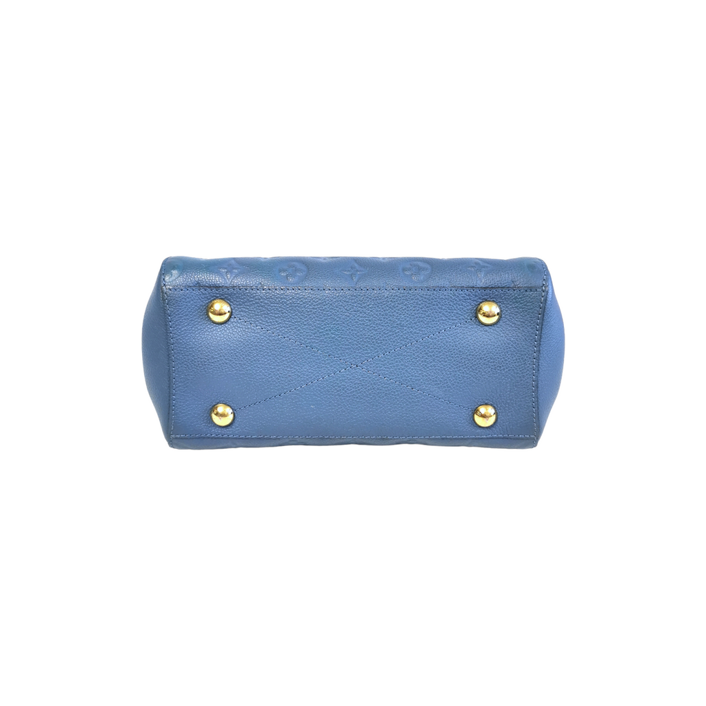 Louis Vuitton Montaigne BB Blue Monogram Empreinte