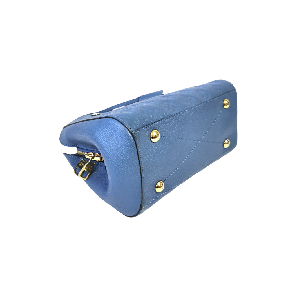 Louis Vuitton Montaigne BB Blue Monogram Empreinte