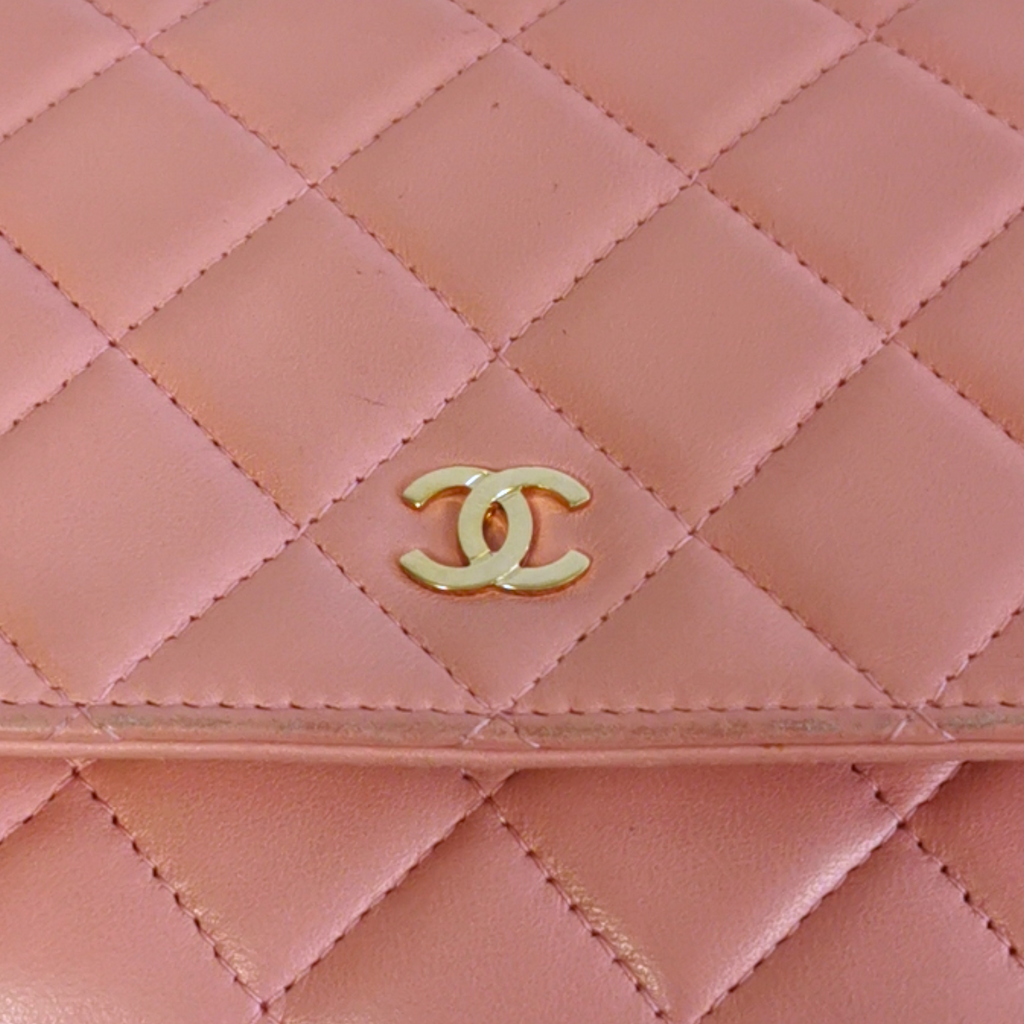 Chanel WoC Pink Lambskin Gold